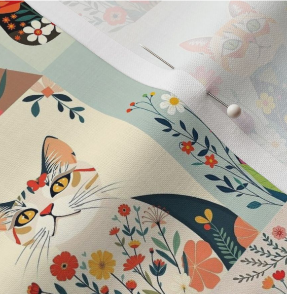 Fabric Collection: Botanical Cats and Dogs