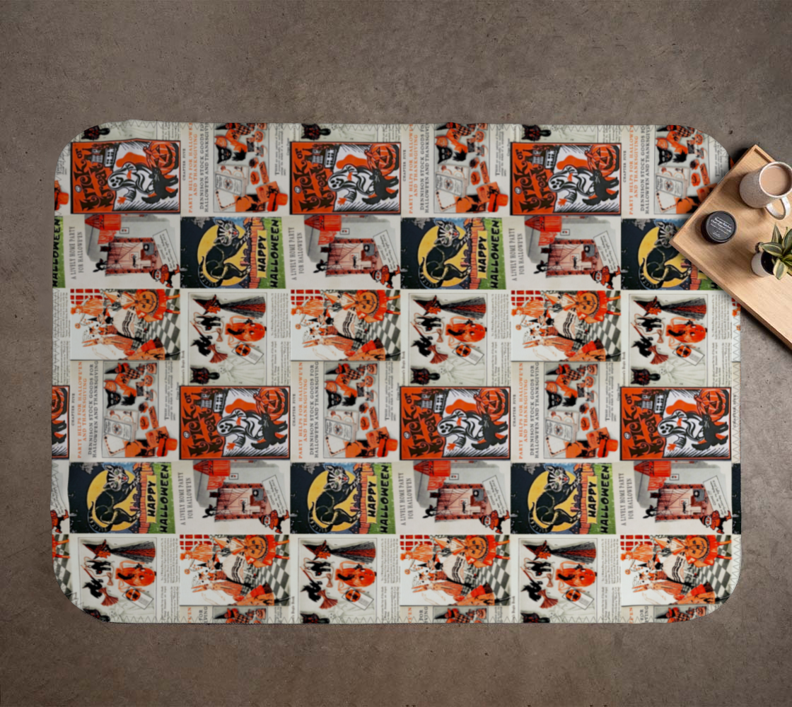 Collage d'Halloween vintage avec couverture