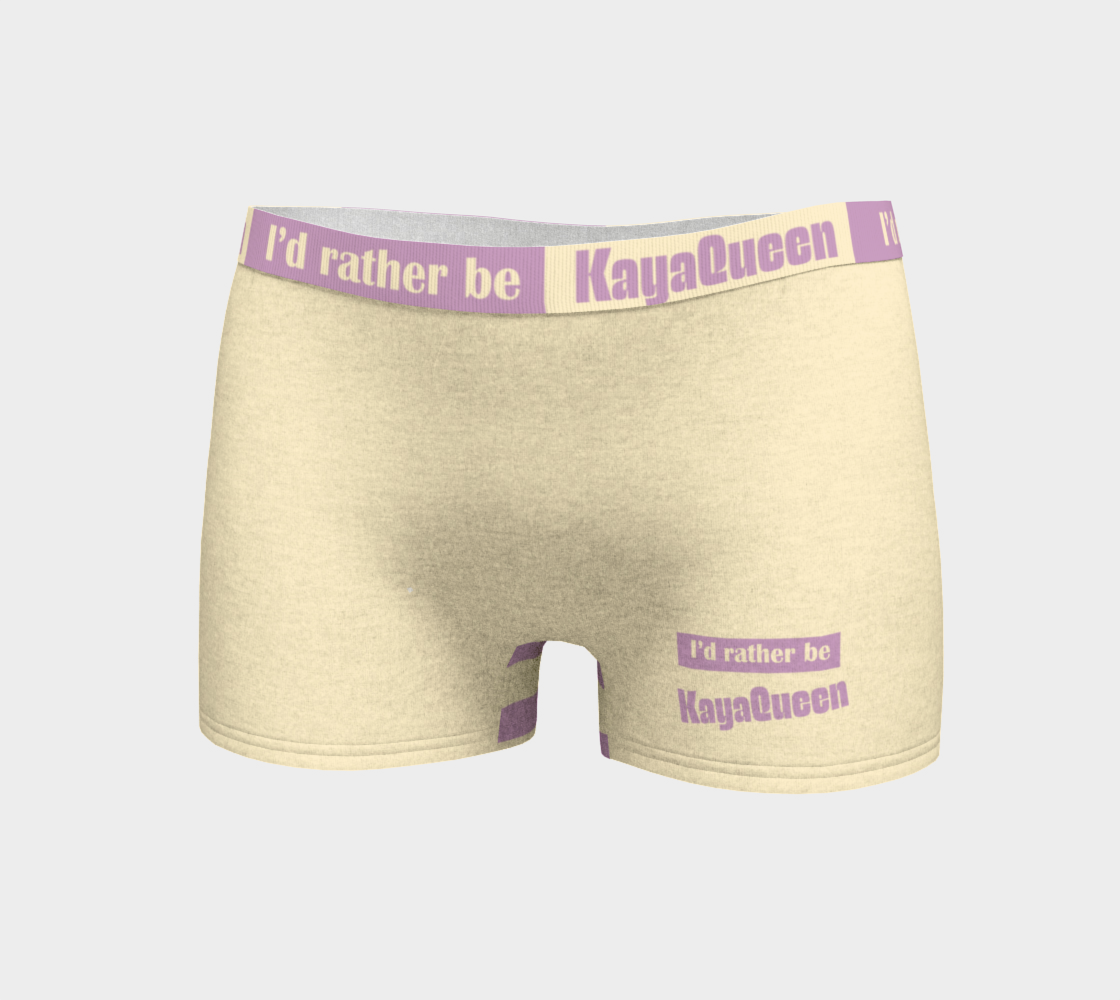 Boxer shorty dans Je préférerais être Kayaqueen