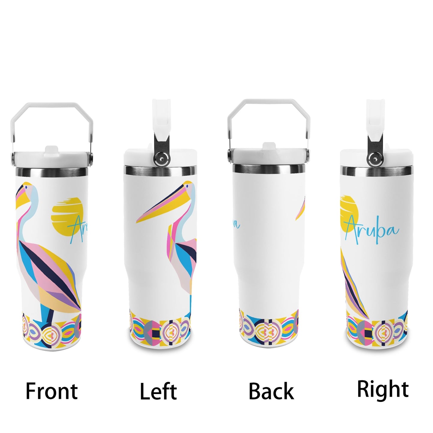 Stainless Steel 30oz Tumblers Suitable for Vehicle Cup Holders and beach outing