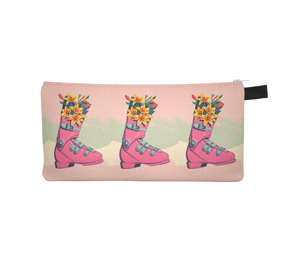 Trousse à crayons en Ski Bloom fabriquée à Montréal Canada