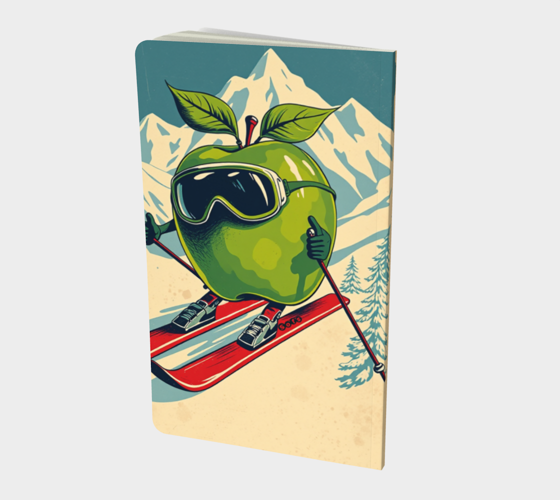 Notebook Apple solutly lets go Skiing, made in Canada