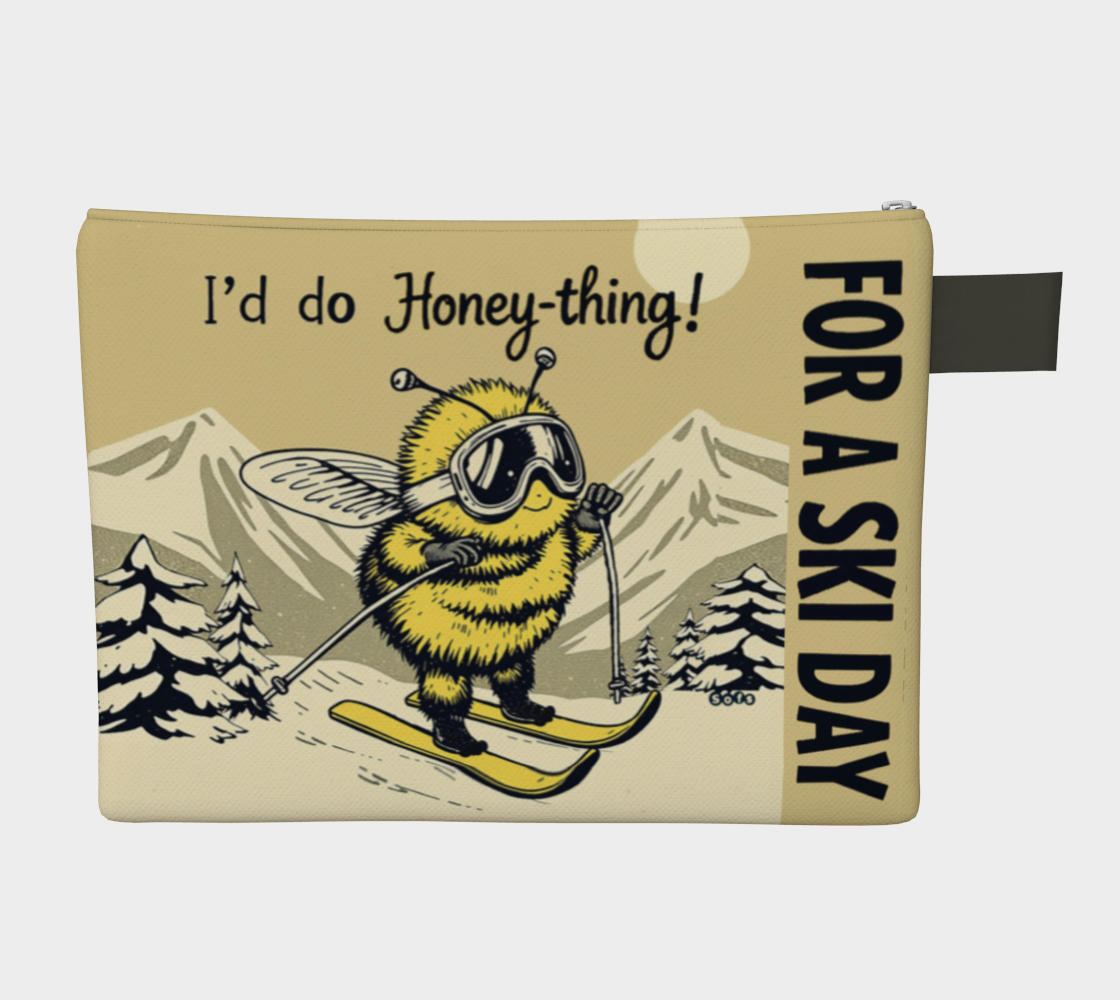 Carry-All pouch I'd do honey thing for a ski day made in Montreal Canada