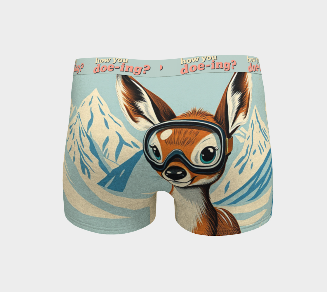 Boxer shortys How you doe-ing? ski Cadeau amusant sur le thème du ski