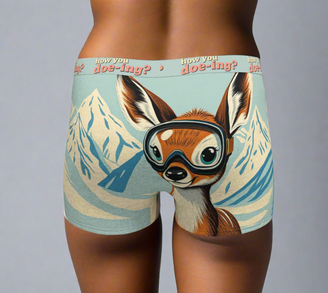 Boxer shortys How you doe-ing? ski Cadeau amusant sur le thème du ski