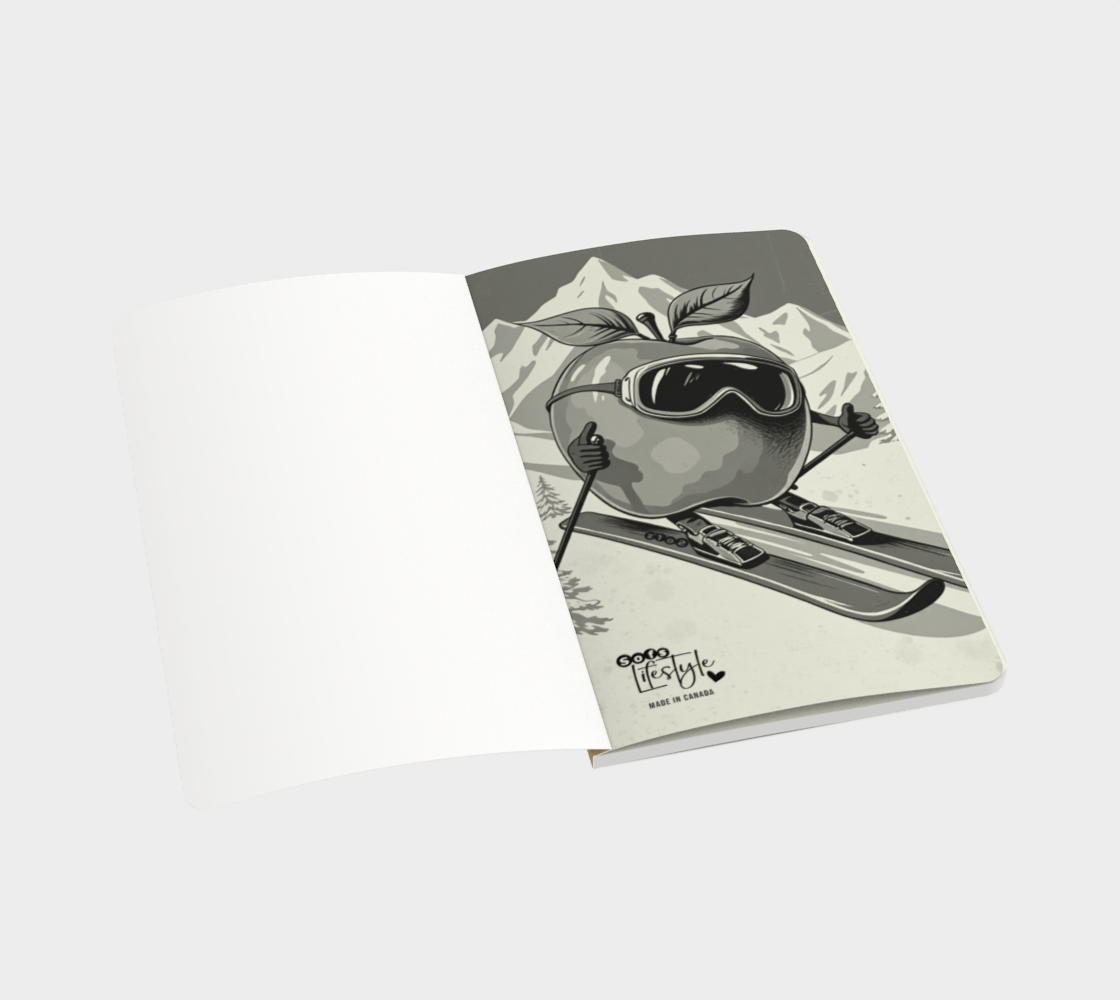 Notebook Apple solutly lets go Skiing, made in Canada