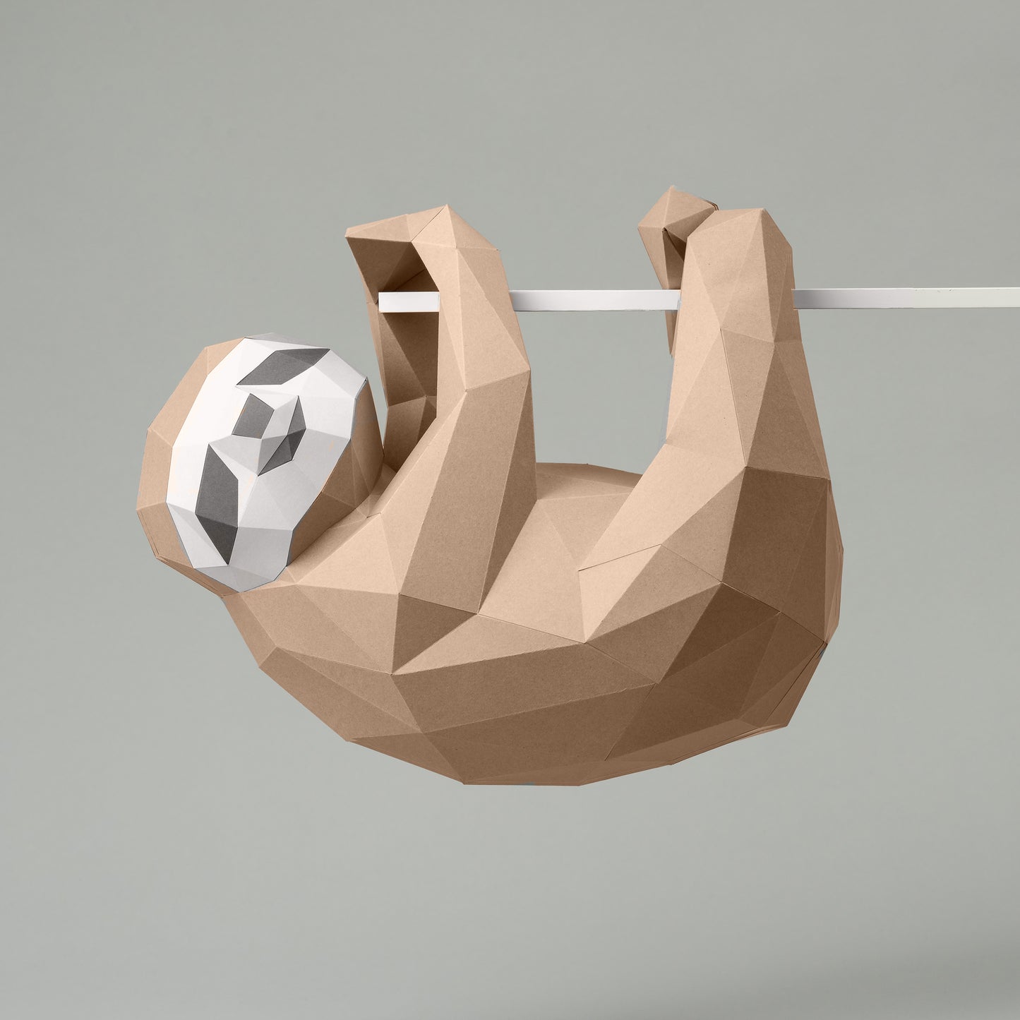 DIY Sloth 3D Origami paper model Kit