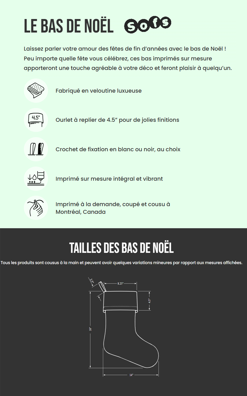 Bas de Noël Botte de Ski bleus et rouges. Créez une tradition et ayez des bas assortis !