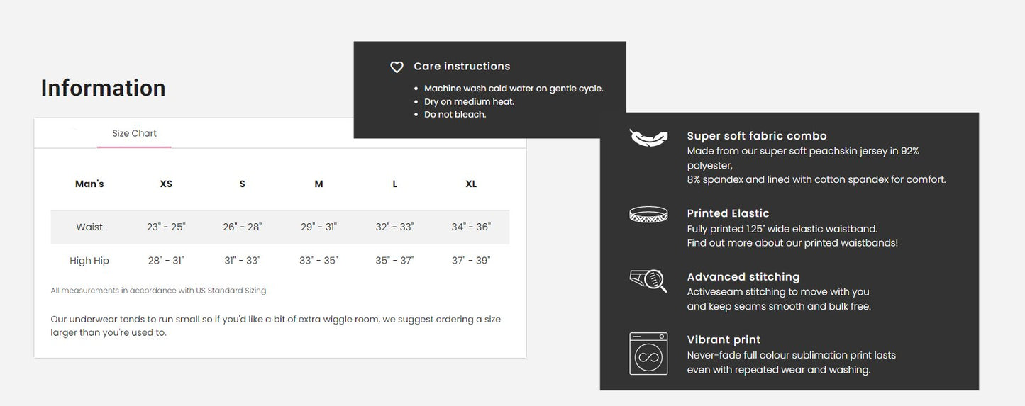 Boxers avec lunettes de ski apaisantes fabriquées à Montréal, Canada
