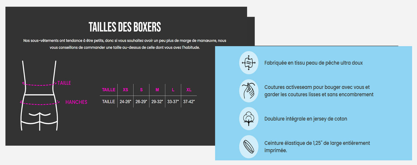 Boxers Unisex in Ski Dream Boxers for pjs or fun Ski Lover gift