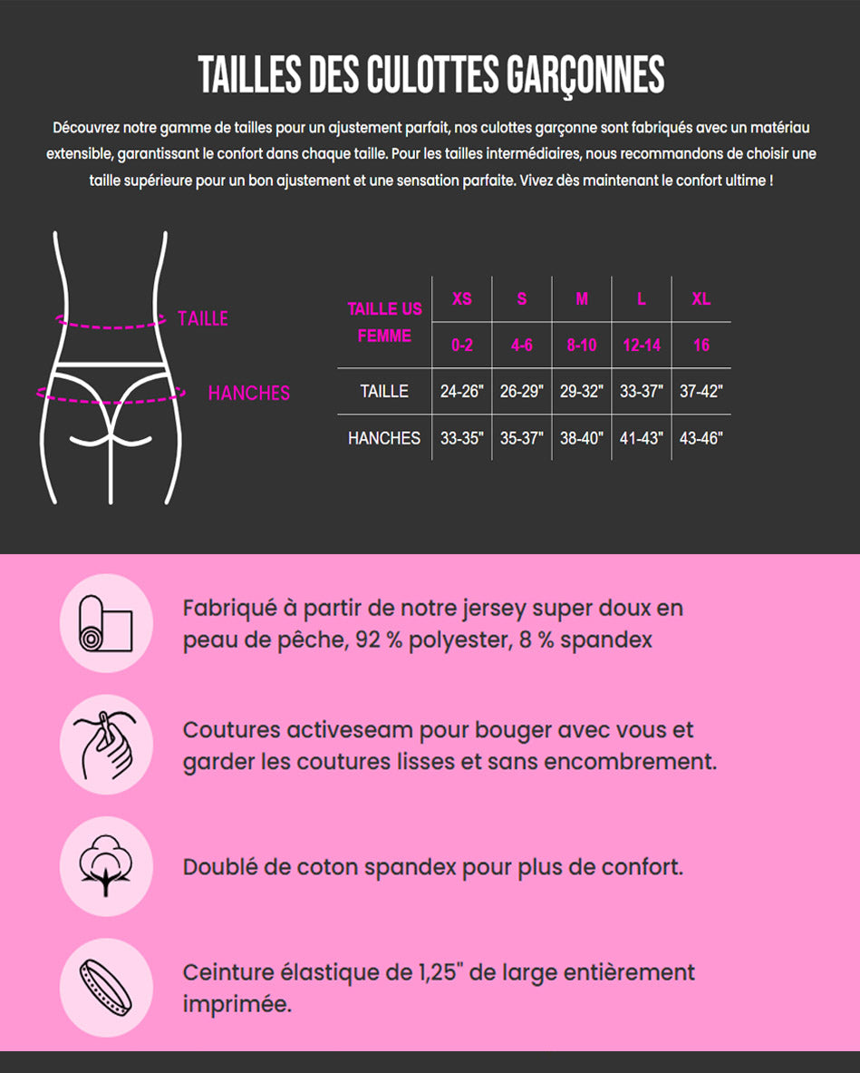 Boyshorts Boxers in Ski dream, perfect Ski lover gift look for matching set