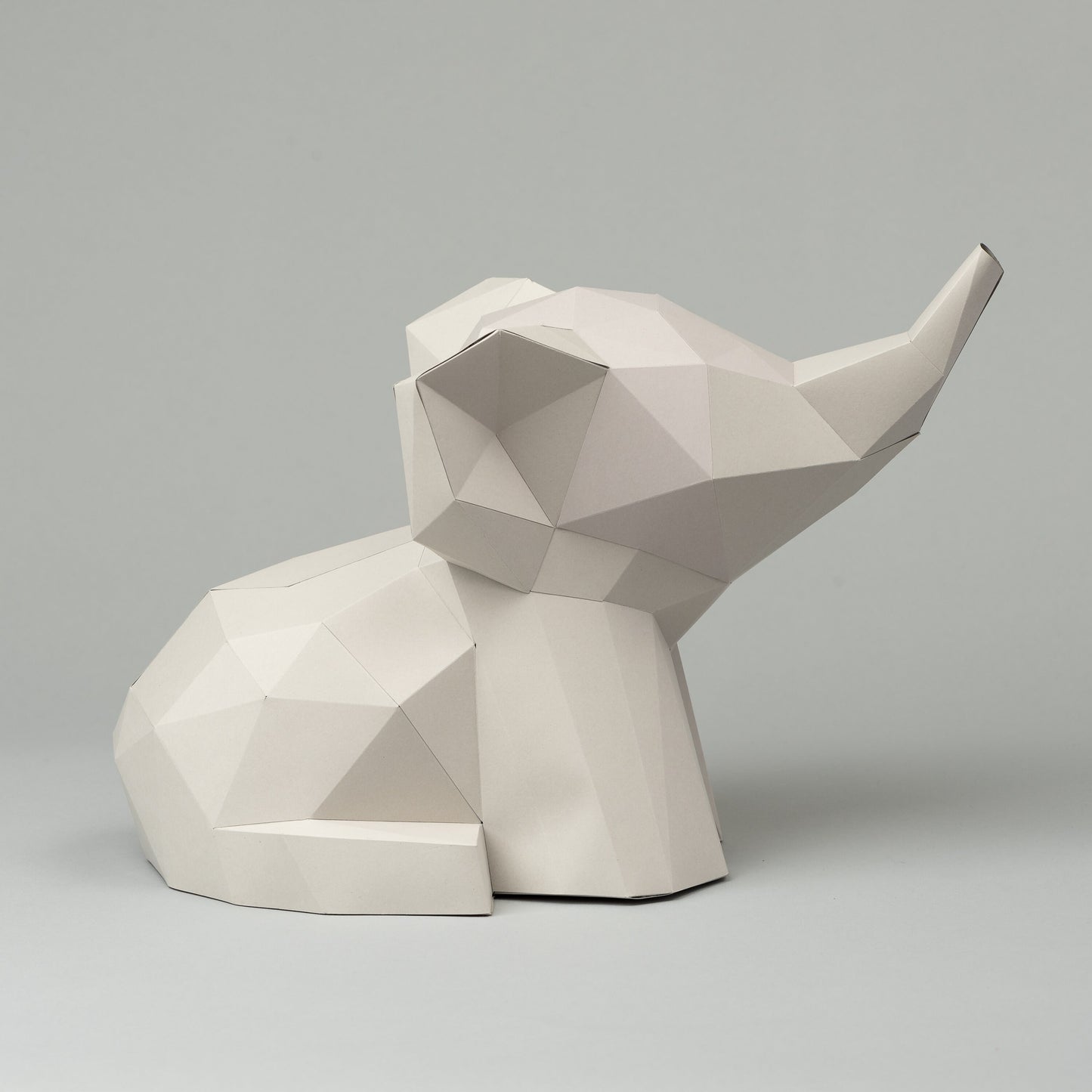 Kit de bricolage en origami pour bébé éléphant 3D LUX