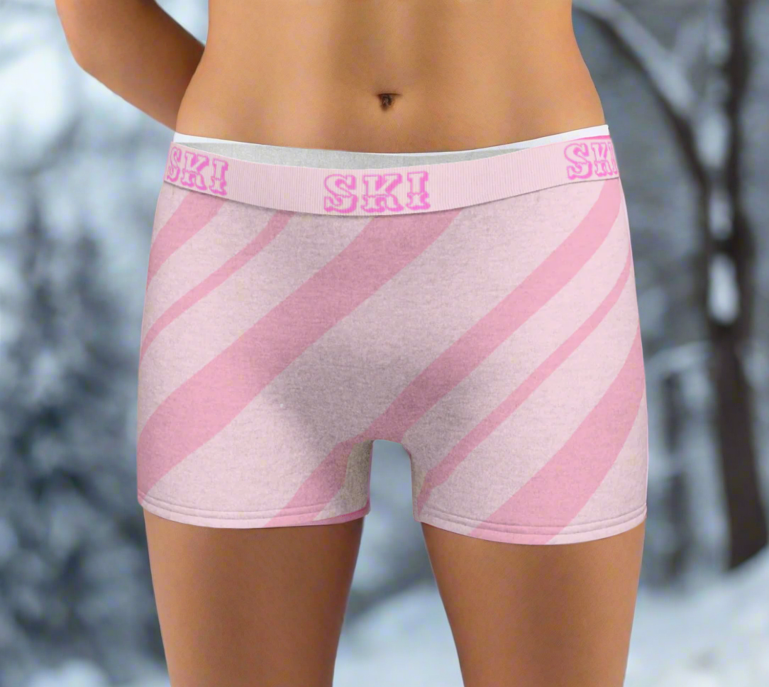 Boyshorts Boxers in sweet Ski, cute ski goggles, perfect Ski lover gift
