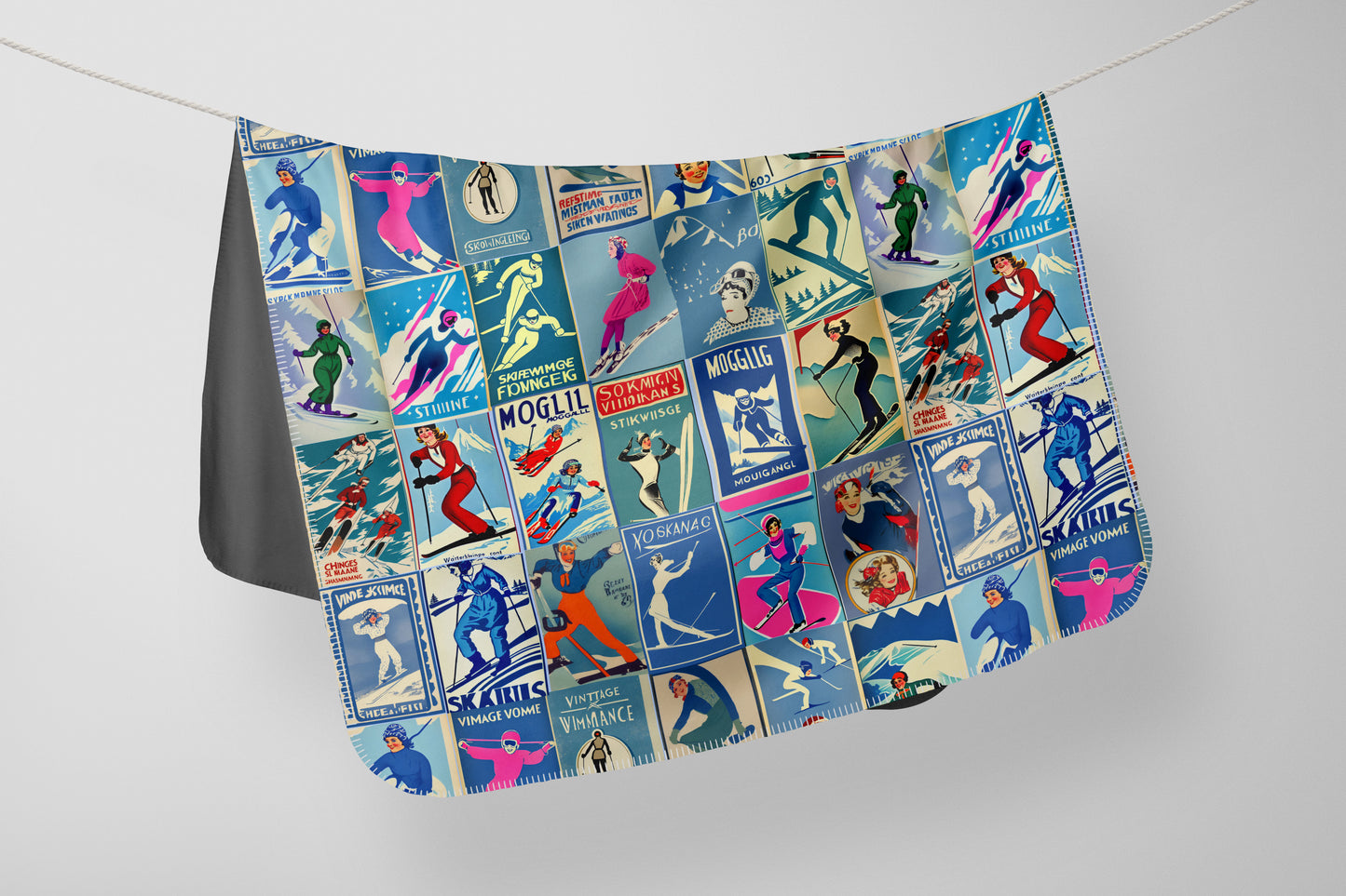 Blanket Ski vintage graphic