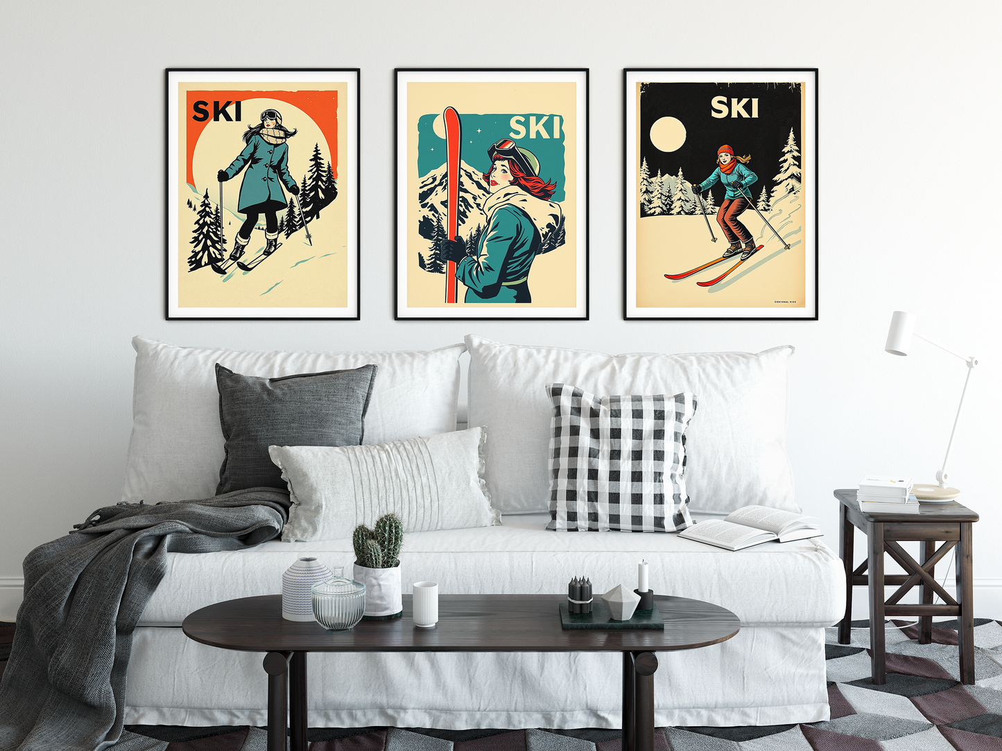 Poster Ski. Retro Ski evening #2