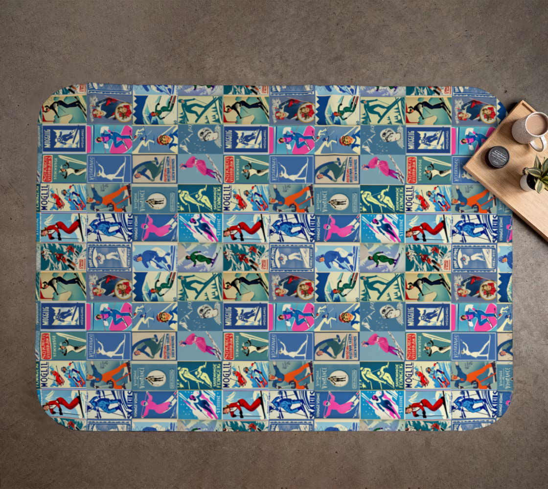 Blanket Ski vintage graphic