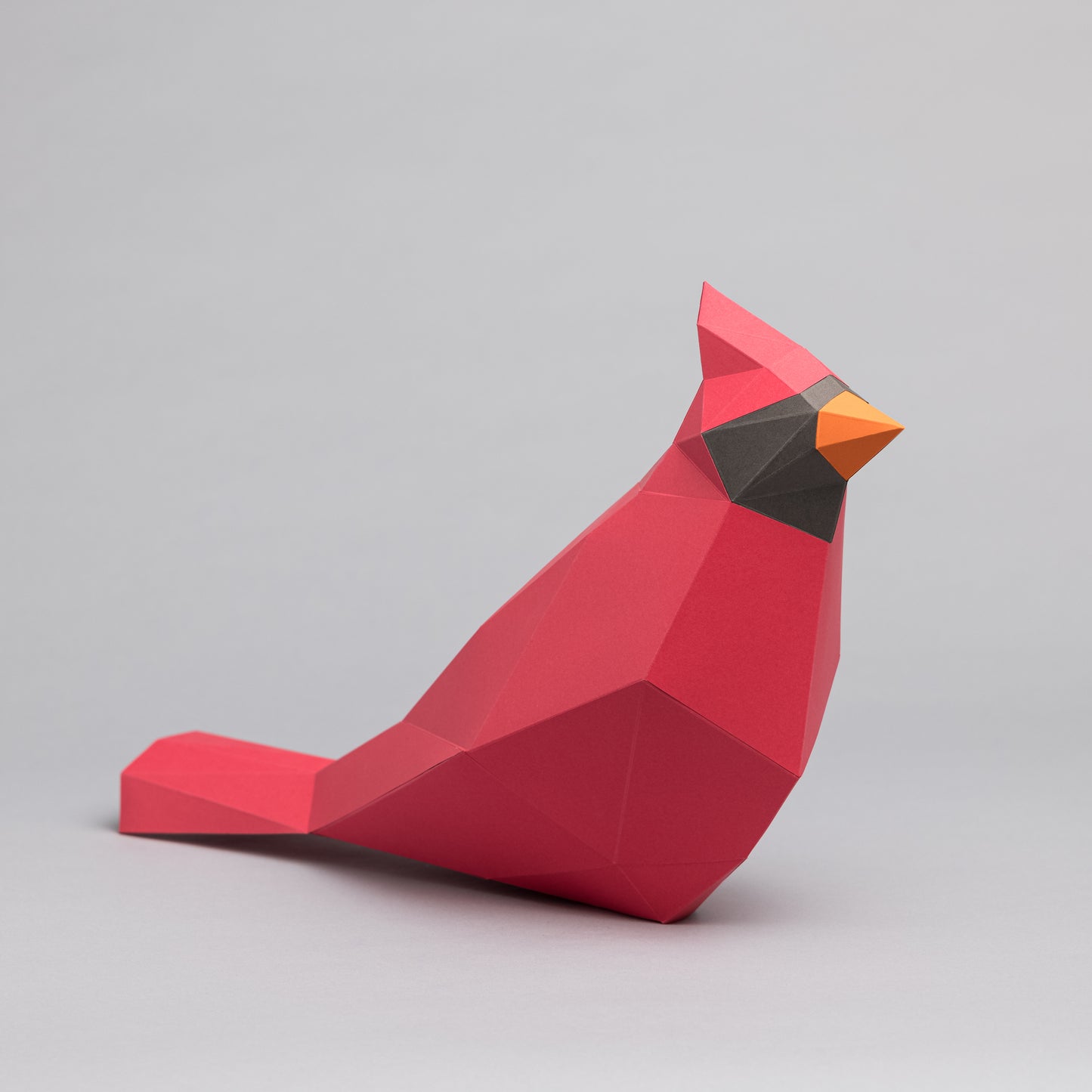 DIY Cardinal 3D Origami paper model Kit