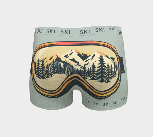 Boyshorts Boxers in soothing Ski goggles made in Canada