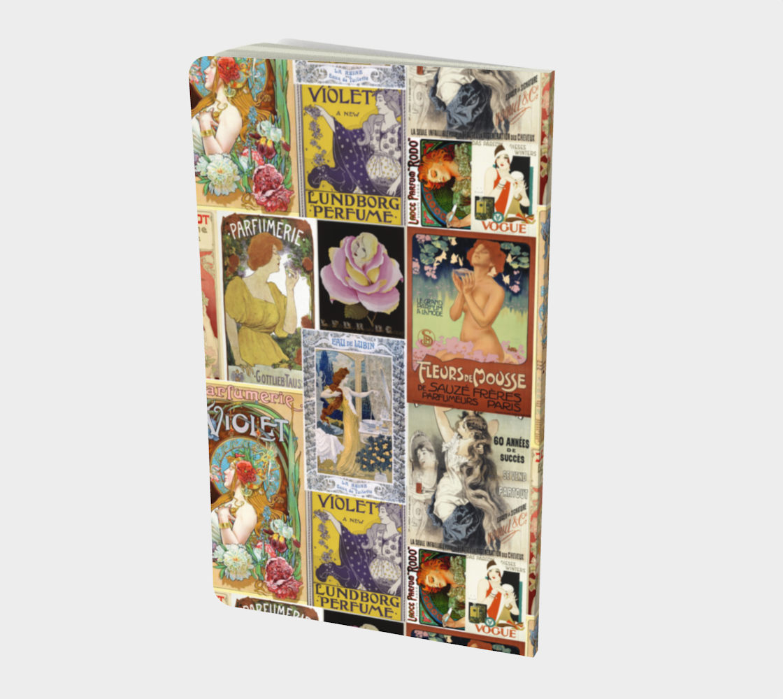 Notebook in Vintage Parfum  collage
