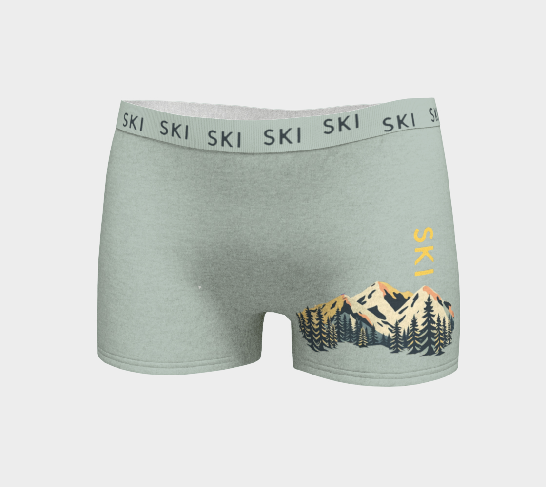 Boyshorts Boxers in soothing Ski goggles made in Canada