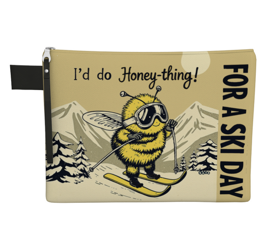 Carry-All pouch I'd do honey thing for a ski day made in Montreal Canada