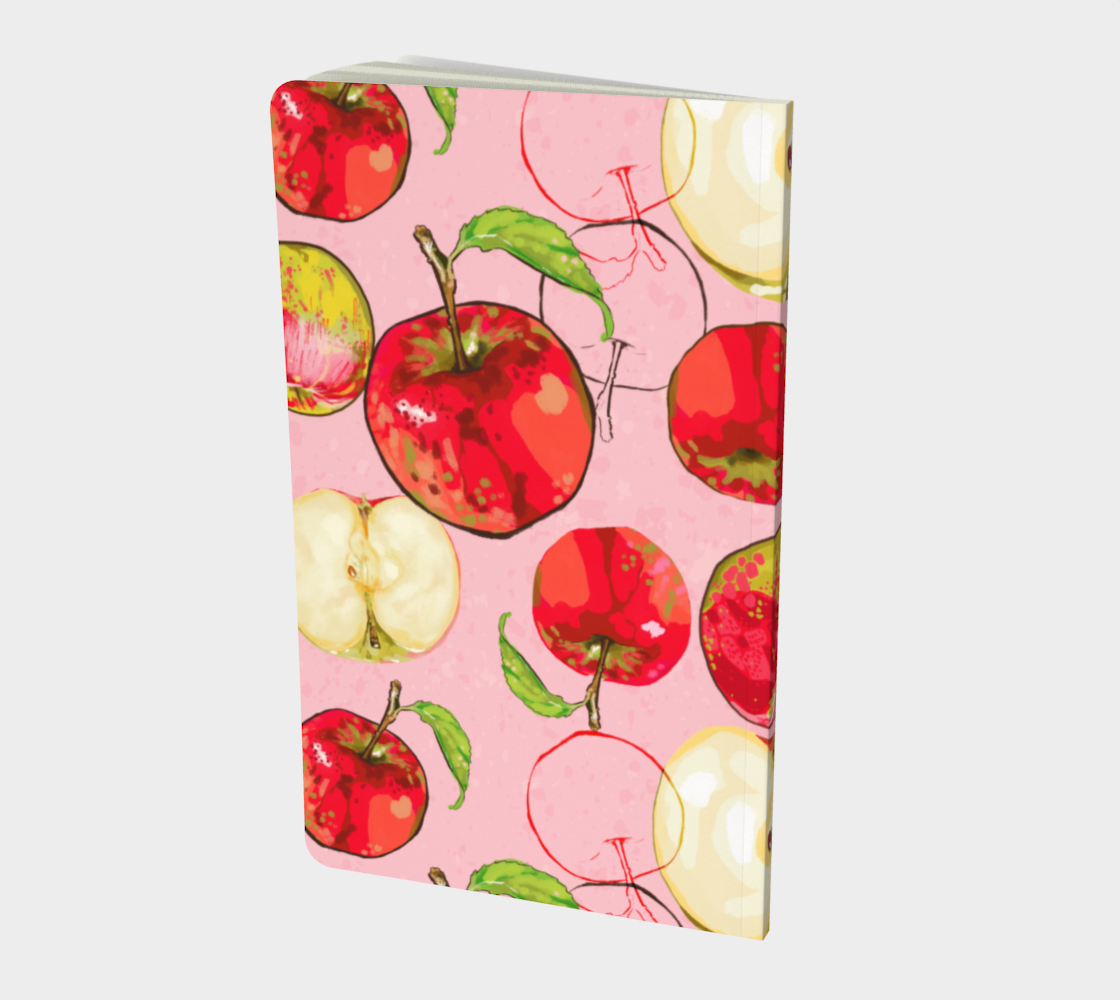 Notebook in Gabrielle's apple collage