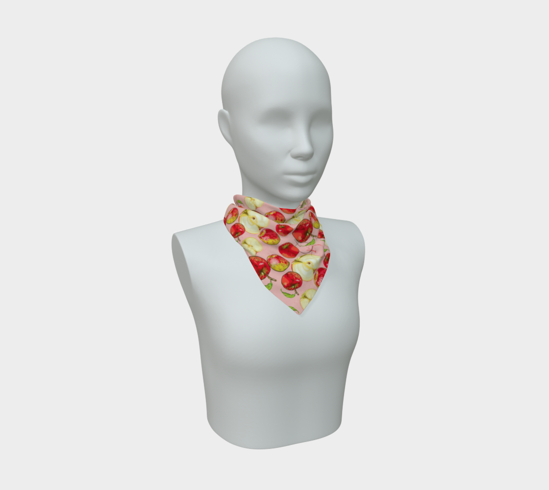 Foulard en pommes Gabrielle 100% coton