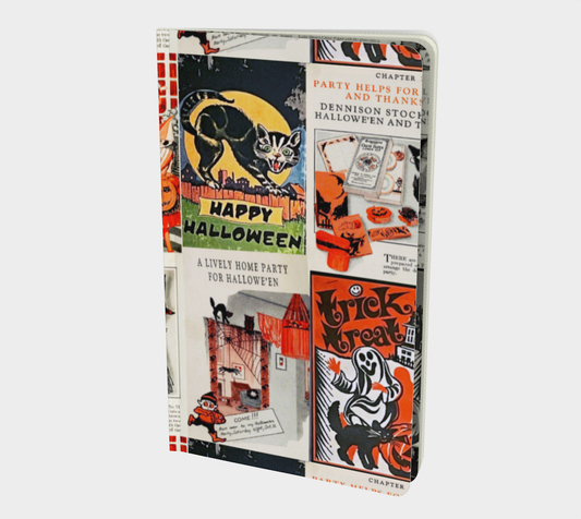 Notebook in Vintage Halloween collage
