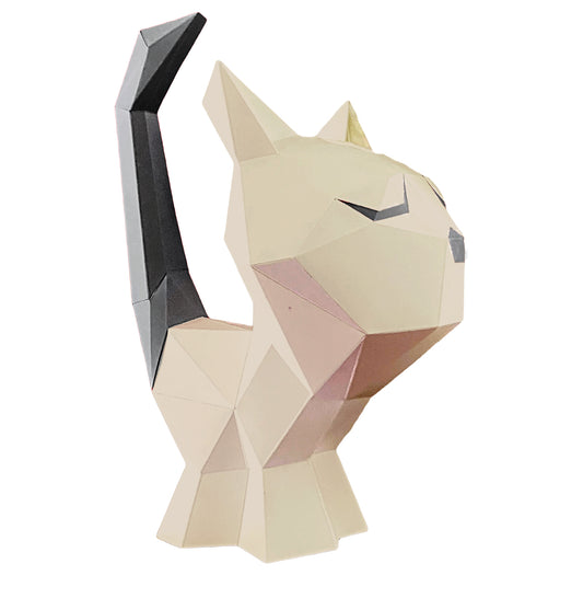 DIY baby Cat 3D Origami paper model Kit