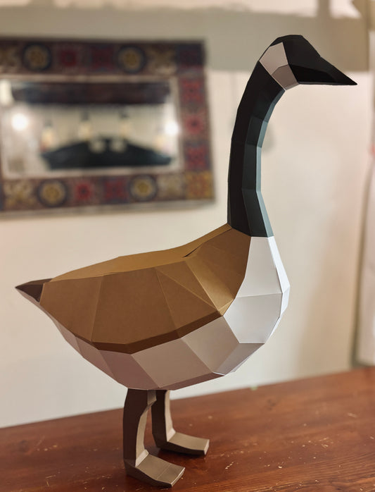 Pre-Order Canadian goose 3D papercraft origami kit