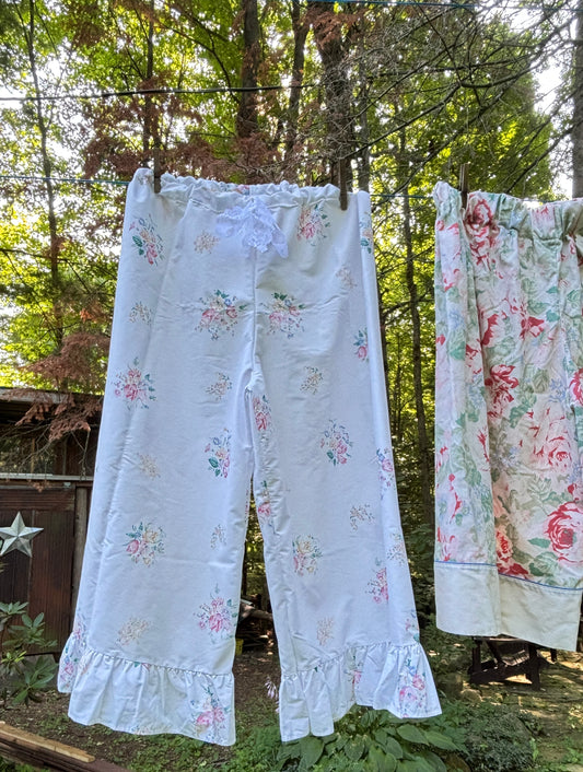Bloomers. Made from vintage pillow cases Cotton floral in small