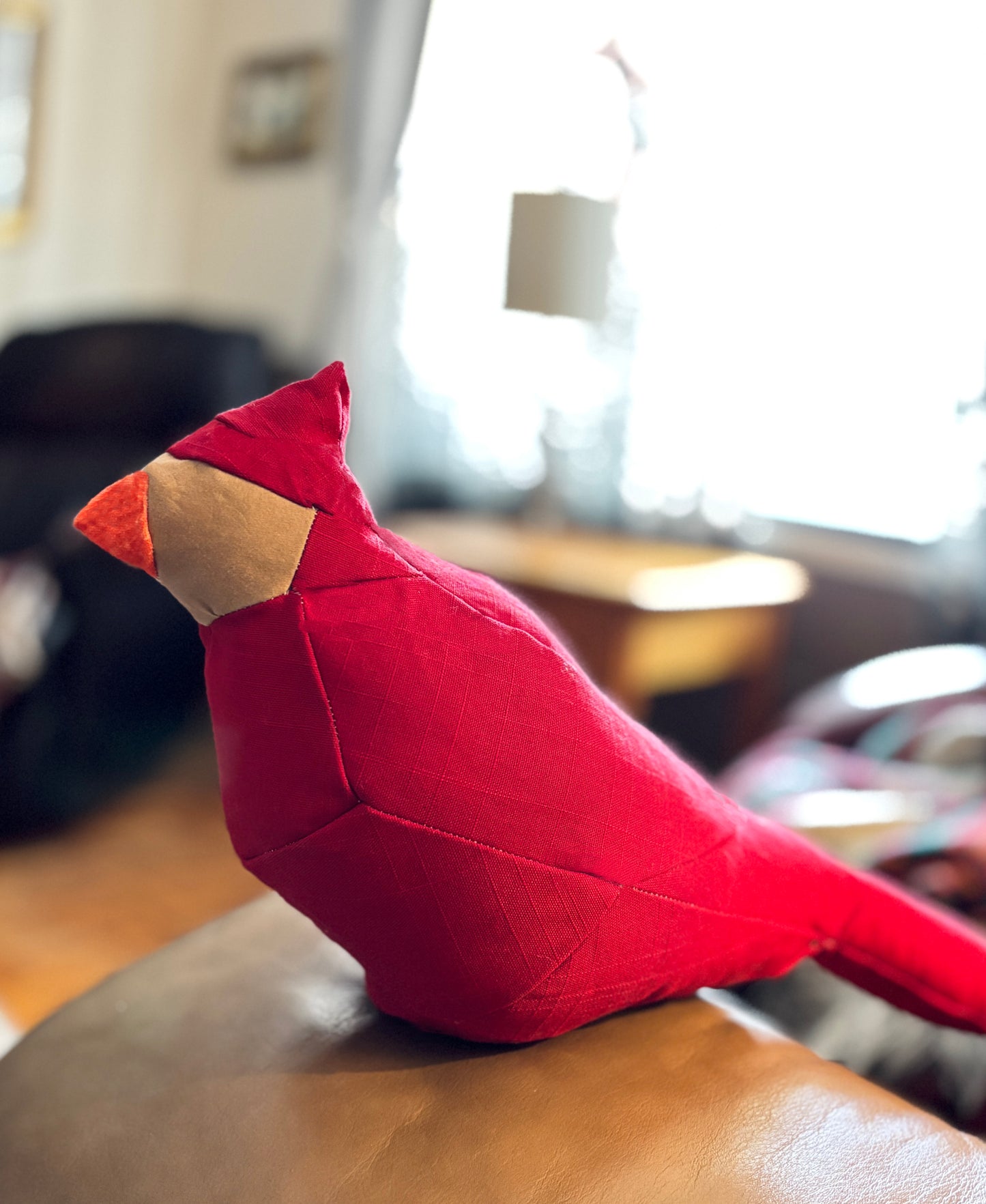 Sewing Patterns Red Cardinal– Sew by Numbers Plush Pattern -