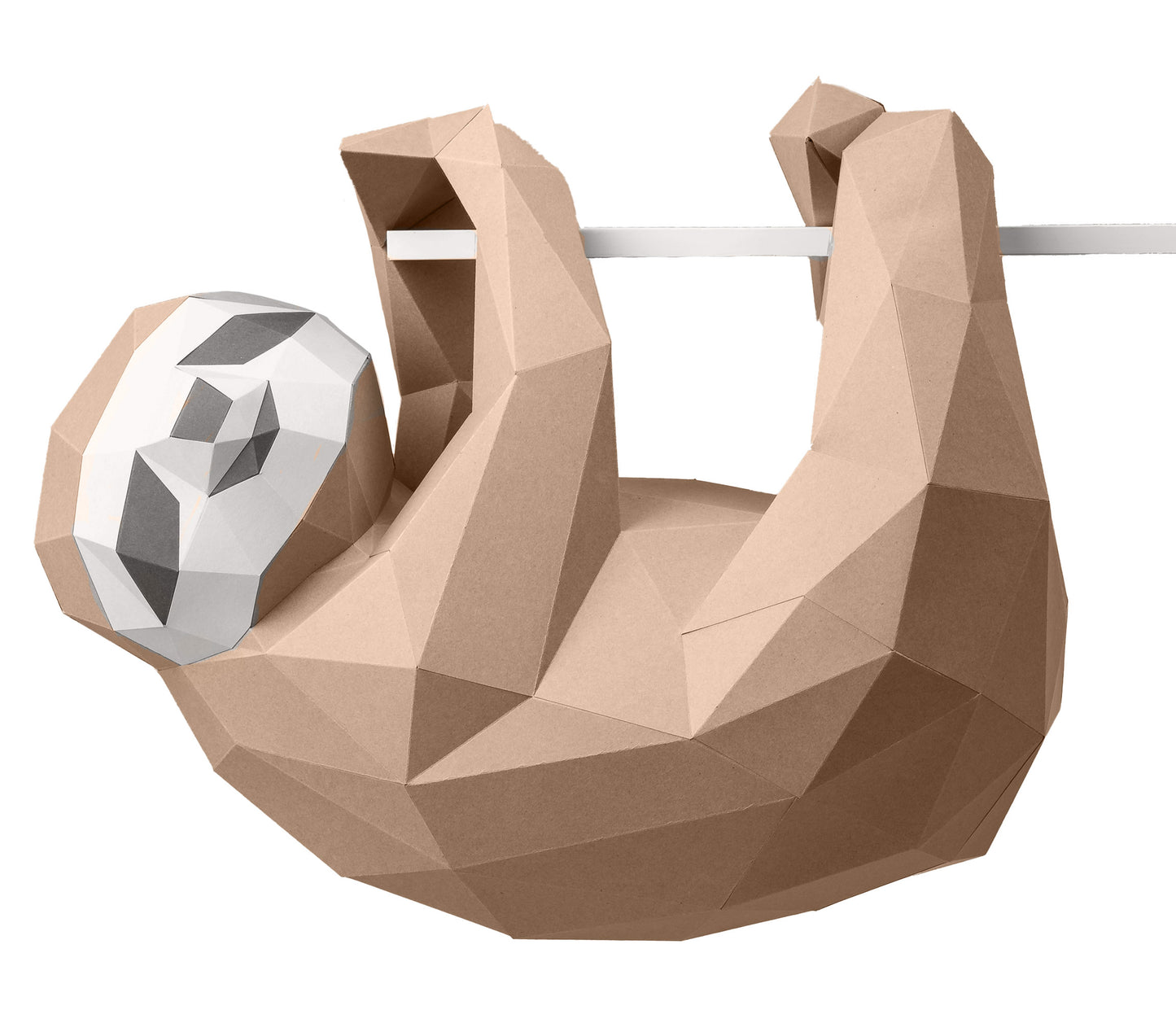 DIY Sloth 3D Origami paper model Kit