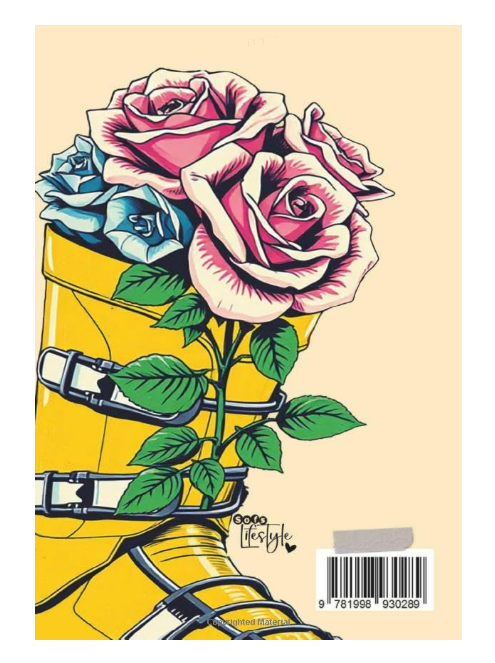 Notebook for everyday. Write notes, draw doodles or use as a Junk Journal. In Yellow Ski boots