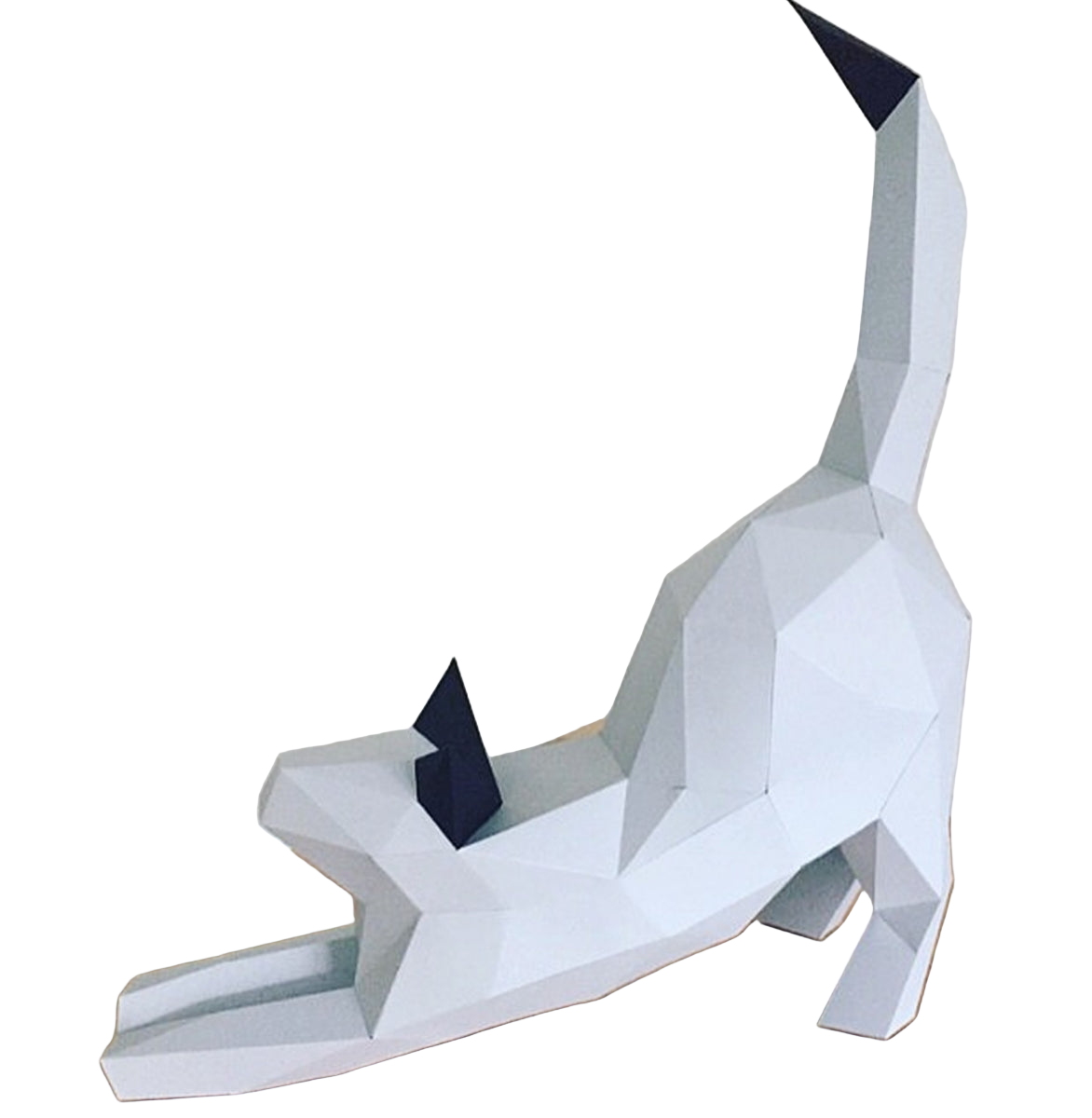 DIY Strechy Cat 3D Origami paper model Kit