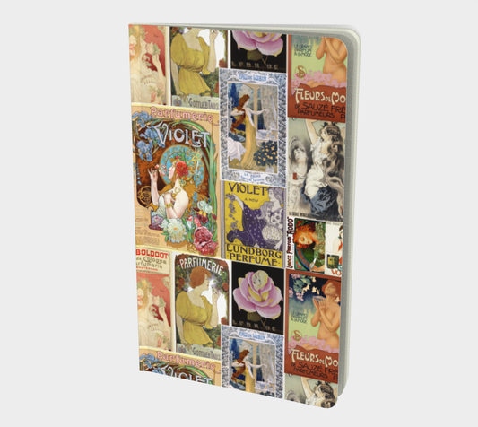 Notebook in Vintage Parfum  collage