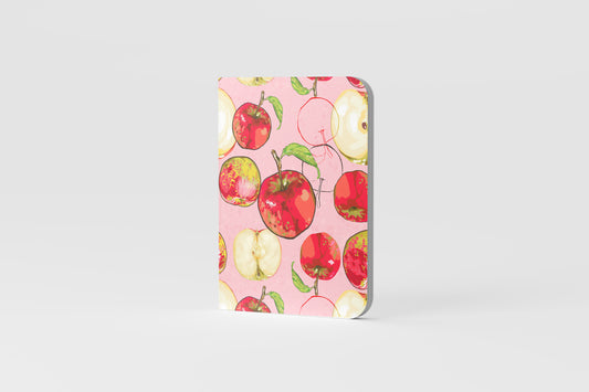 Notebook in Gabrielle's apple collage