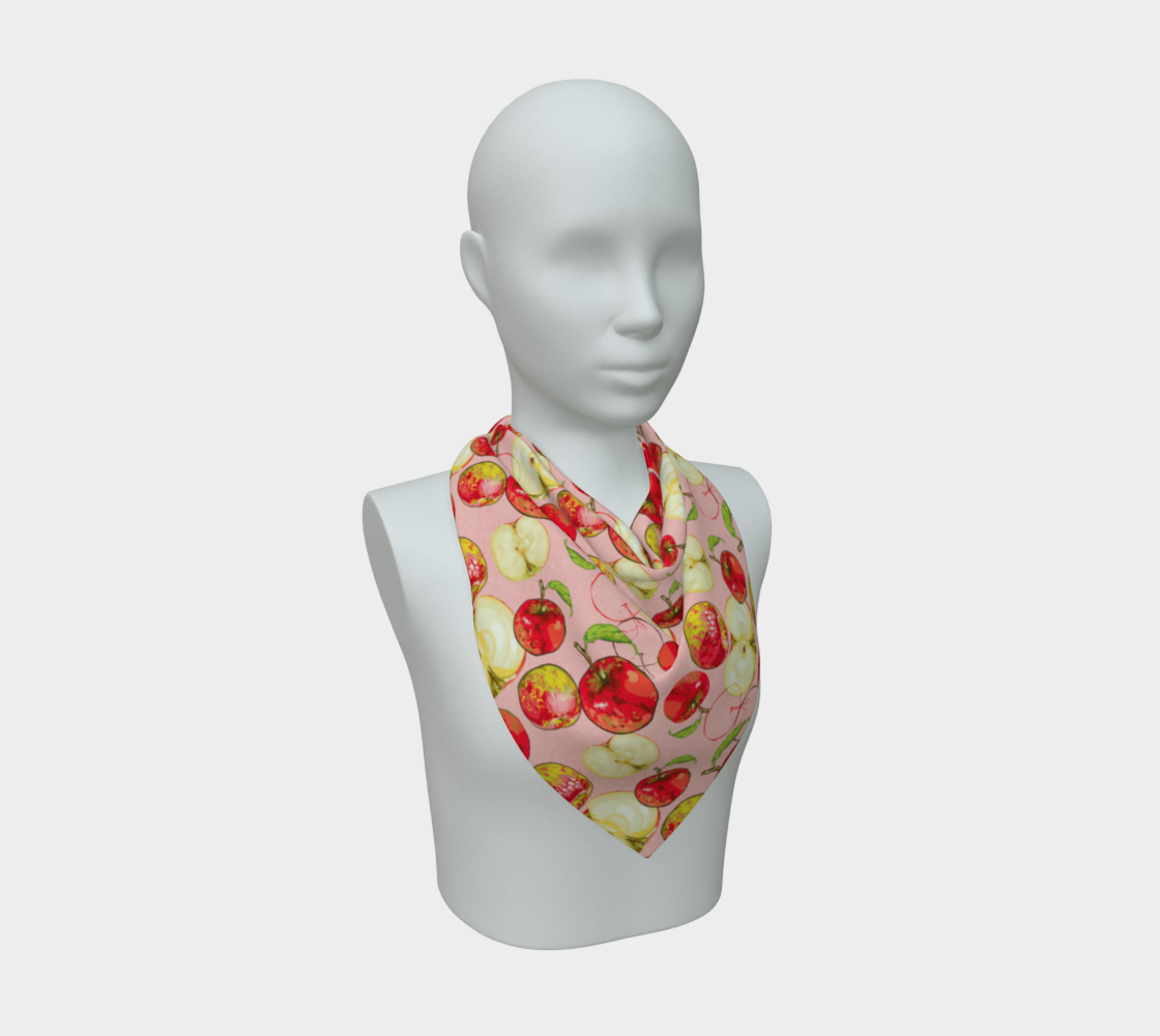 Foulard en pommes Gabrielle 100% coton