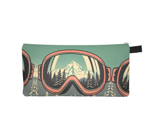 Pencil case ski goggles in dreamy