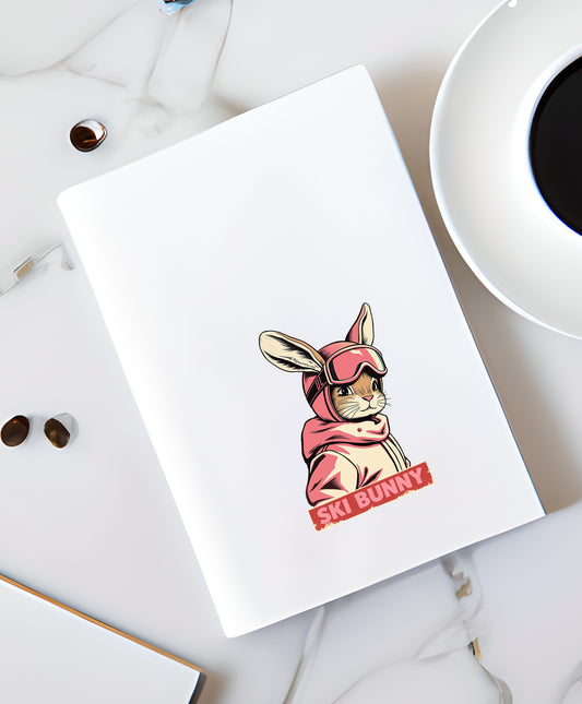 Sticker Ski Bunny for Ski lovers perfect for journaling or decorations