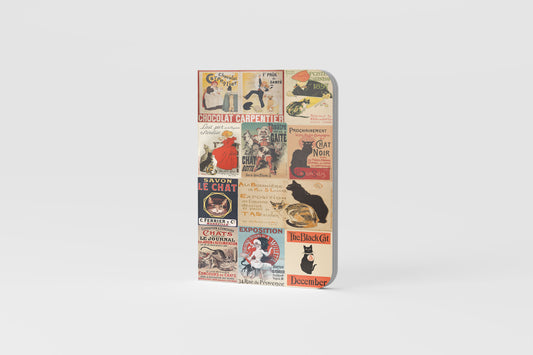 Notebook in Vintage Cat collage