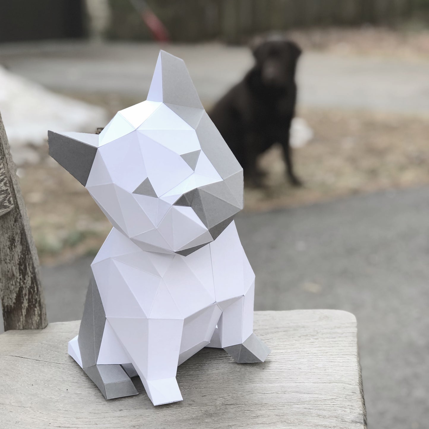 DIY Puppy 3D LUX paper origami model Kit