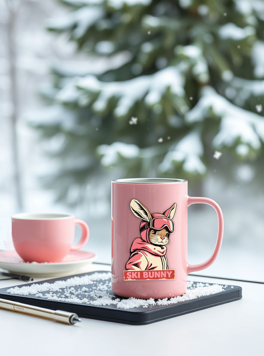 Sticker Ski Bunny for Ski lovers perfect for journaling or decorations