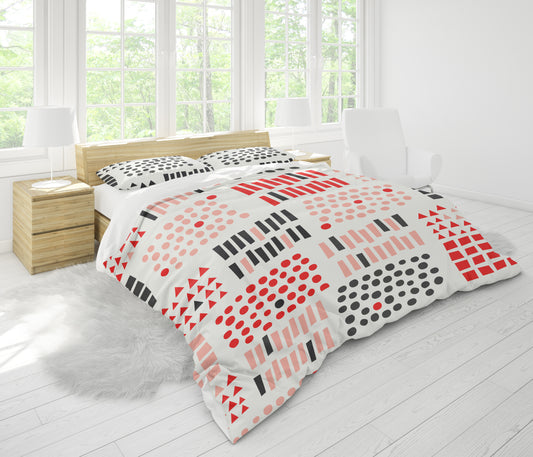 Duvet Cover in Pebbles and Stones for the nicest sleep. Made of quality 100% cotton in Canada