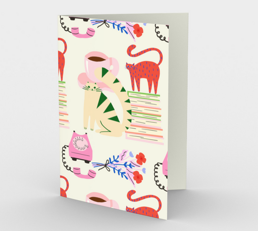 Greeting Card-Bonne journée