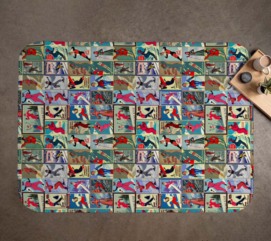 Blanket Ski vintage graphic