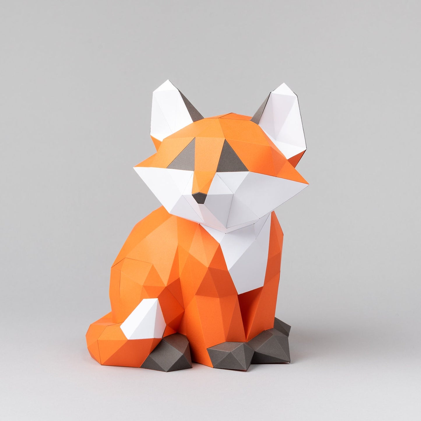 DIY Baby Fox 3D Origami paper model Kit