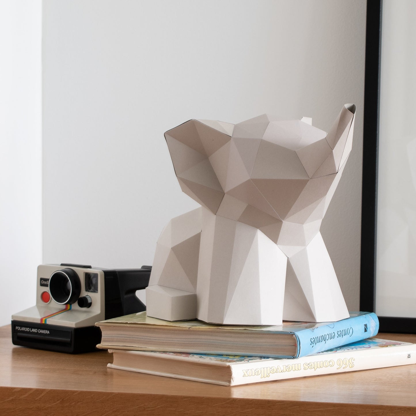 DIY Baby Elephant 3D Origami paper model Kit