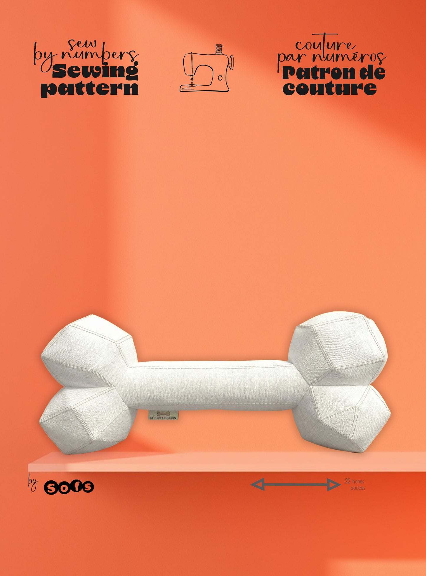 Sewing Patterns Big Bone – Sew by Numbers Plush Pattern - Made in Canada