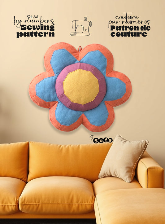 Sewing Patterns Flower power– Sew by Numbers Plush Pattern - Made in Canada